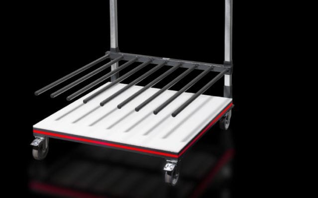 RITTAL - Carrello porta piastre / pareti lat./ porte