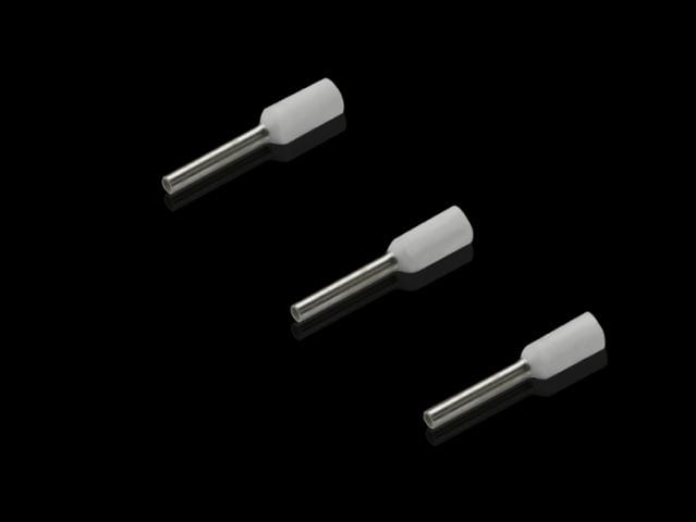 RITTAL - PUNTALINI 0,5 MM2 8MM BIANCO- 500 PZ