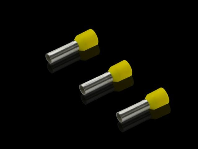RITTAL - PUNTALINI 6 MM2 12MM GIALLO- 100 PZ