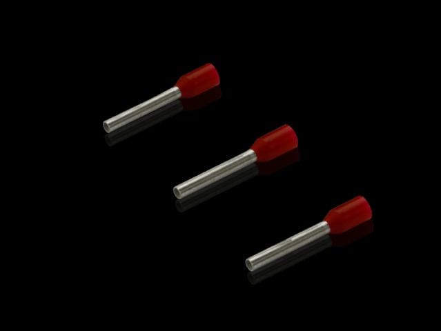 RITTAL - PUNTAL. 1,0MM2 12MM 10X100 ROSSO-1000PZ