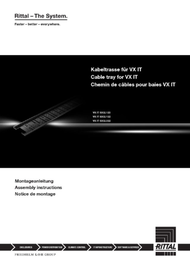 RITTAL - VX IT SMISTAMENTO CAVI 265X2000 / 2200