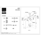 RITTAL - CP CERNIERA X FISSAGGIO A PARETE - 2PZ