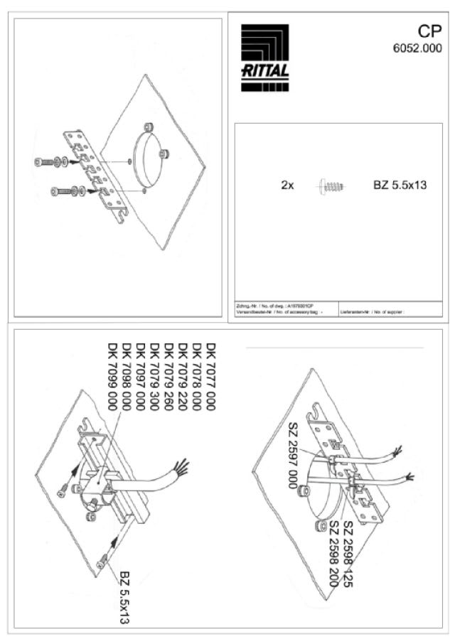 RITTAL - CP SQUADRETTA X RACCOLTA CAVI