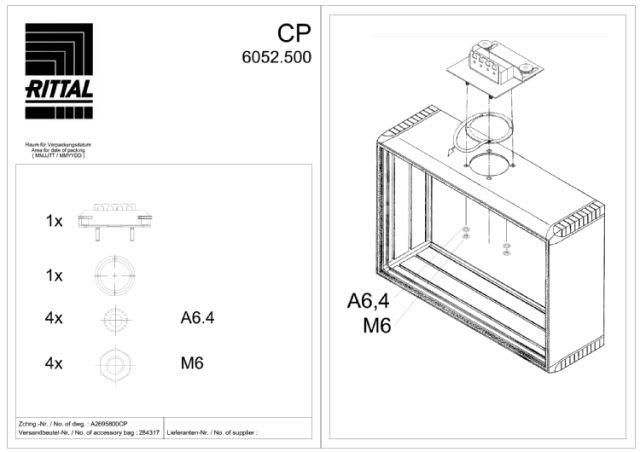 RITTAL - CP Modulo Guida Cavi