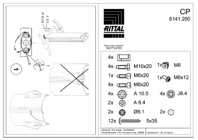RITTAL - IW PIEDISTALLO