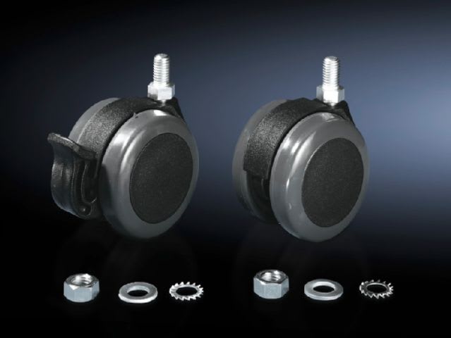 RITTAL - CP Ruote Pivottanti Doppie D=75mm