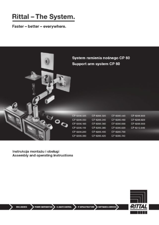 RITTAL - CP 60 PROFILO CHIUSO L=250 MM
