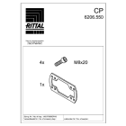 RITTAL - CP 60 ADATTATORE 120 X65 MM