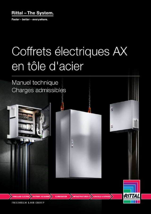 RITTAL - AX contenitore di Comando con Maniglie, LXAXP 300X300X210 mm