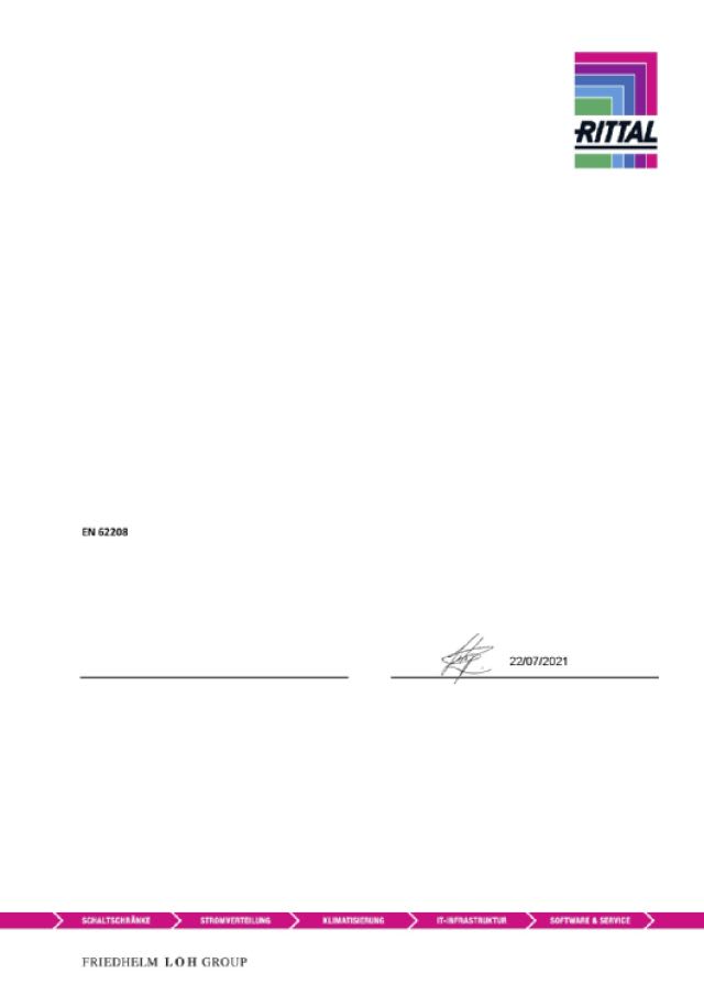 RITTAL - AX contenitore di Comando con Maniglie, LXAXP 300X200X155 mm
