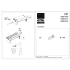 RITTAL - CP MANIGLIE OPTIPANEL ORIZZONTALI 19 6385010