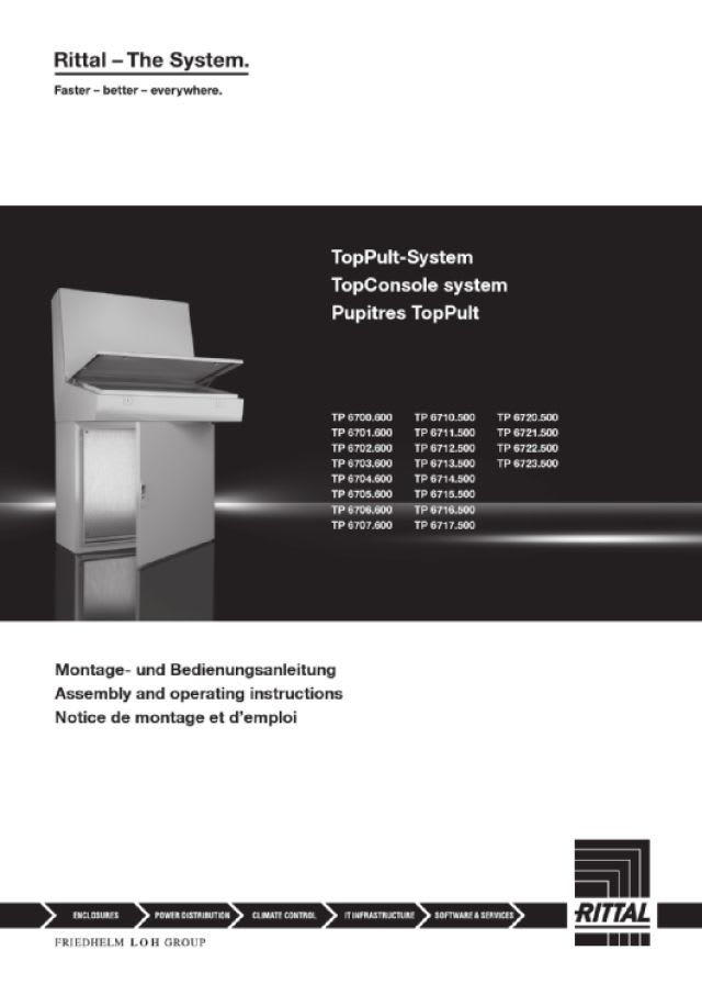 RITTAL - TP BASE PULPITO LXAXP 1200X675X400