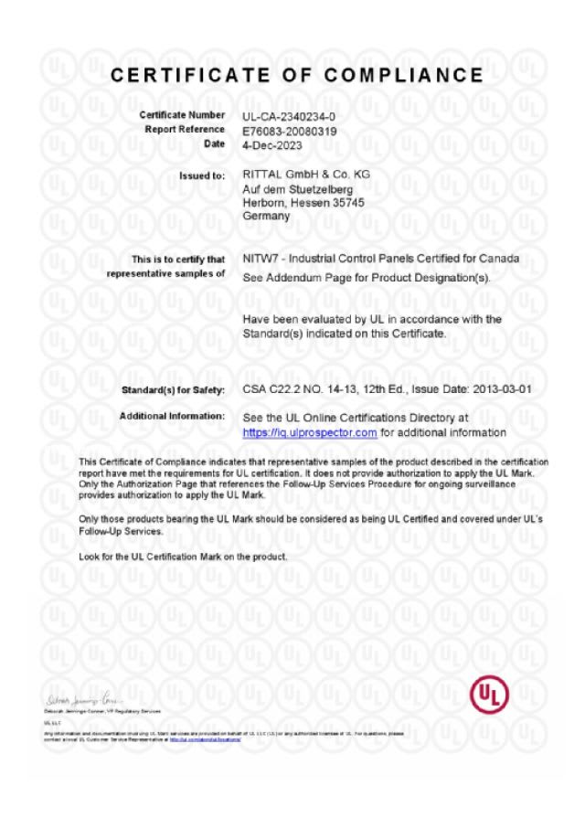 RITTAL - Pulpito TP, LXAXP1/P2: 1000x975x400/500 mm lamiera d'acciaio