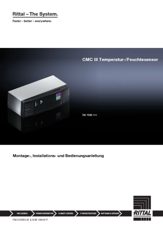 RITTAL - CMCIII SENSORE TEMPERATURA E UMIDITA'