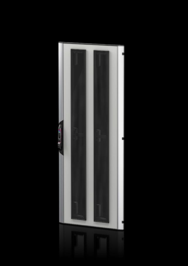 RITTAL - Porta trasparente VX IT con ventilazione di emergenza, LxA = 800x2200 mm