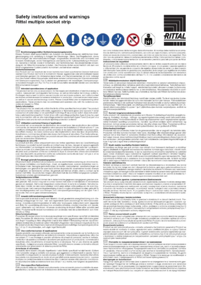 RITTAL - DK CANALINA DI ALIM. 5 PRESE