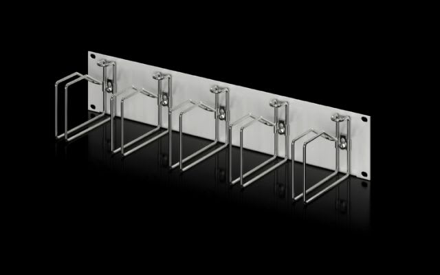 RITTAL - pannello passacavi RAL 9005, 2HE