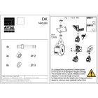 RITTAL - DK Ruote pivottanti doppie, M12, 2 con/senza fermo