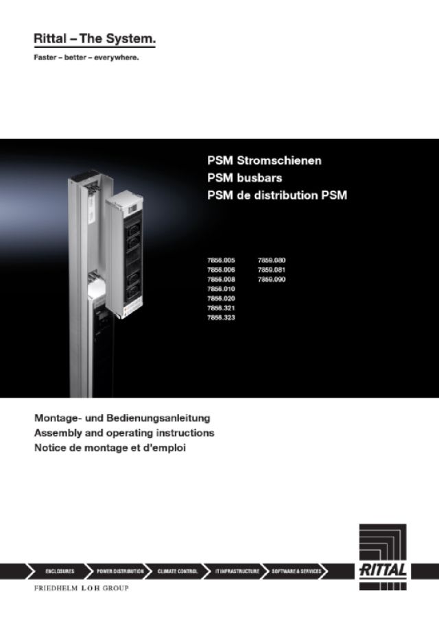 RITTAL - BARRA PSM, 32A, 3P