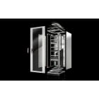 RITTAL - TX CableNet, porta trasparente, pareti laterali, profili 19, 600x1200x800 mmRAL 7035