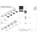 RITTAL - VX LAMIERE INGR.CAVI 800MM 2PZ - 2PZ