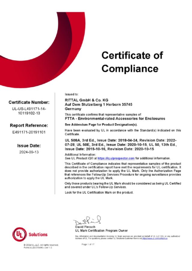 RITTAL - VX FLANGE LATERALI ZOCCOLO 100X500 INOX