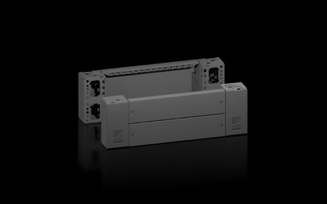 RITTAL - VX Angolare zoccolo con flangia, anteriore/posteriore, altezza 200 mm per larghezza 600 mm