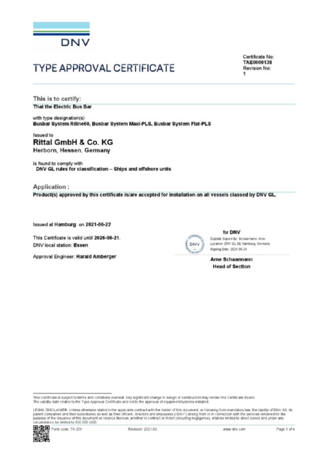 RITTAL - SV RILINE SUPPORTO SBARRE (UL 508) - 4PZ