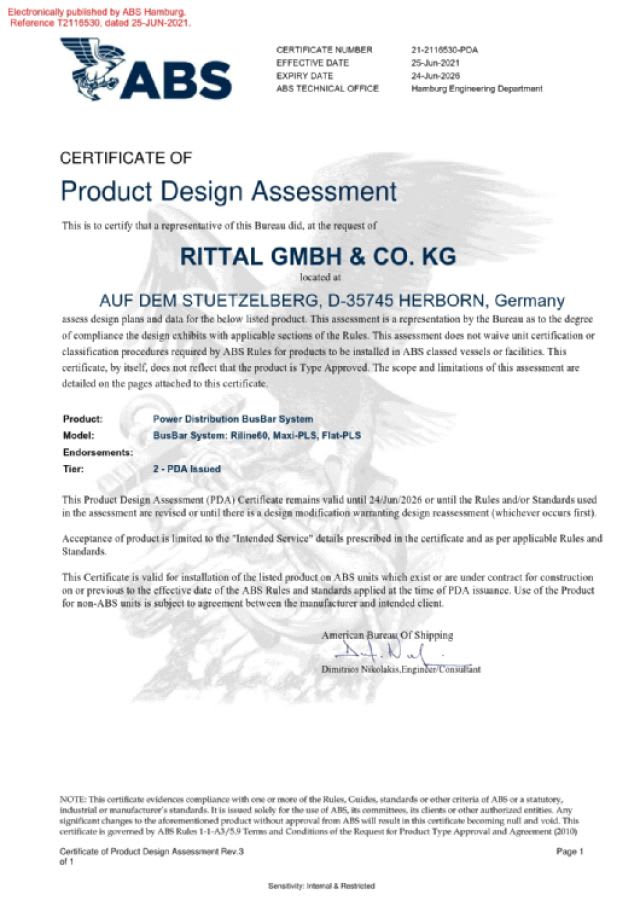 RITTAL - SV OM SUPPORTO 55X272MM