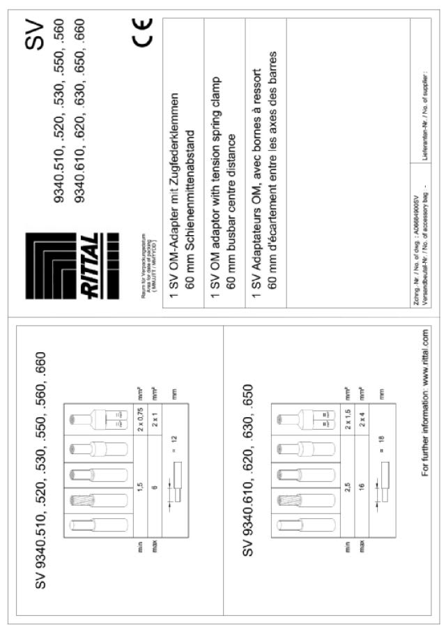 RITTAL - SV OM ADATTATORE 32A 690V 1.5-6MMQ