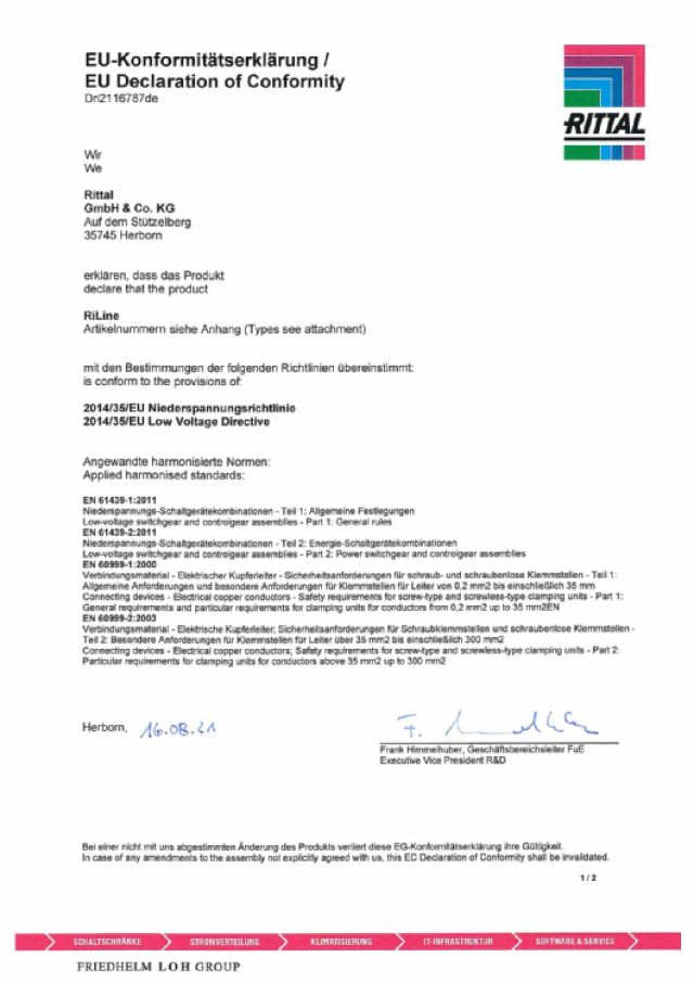 RITTAL - SV SUPP. SIST. A SBARRE (PLS 1600) - 4PZ