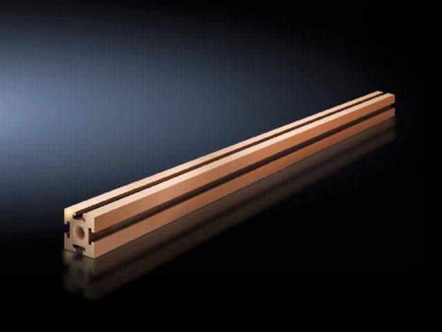 RITTAL - Maxi-PLS Sbarre di distribuzione in rame, L: 2400 mm 45x45 mm sezione: 1354 mm