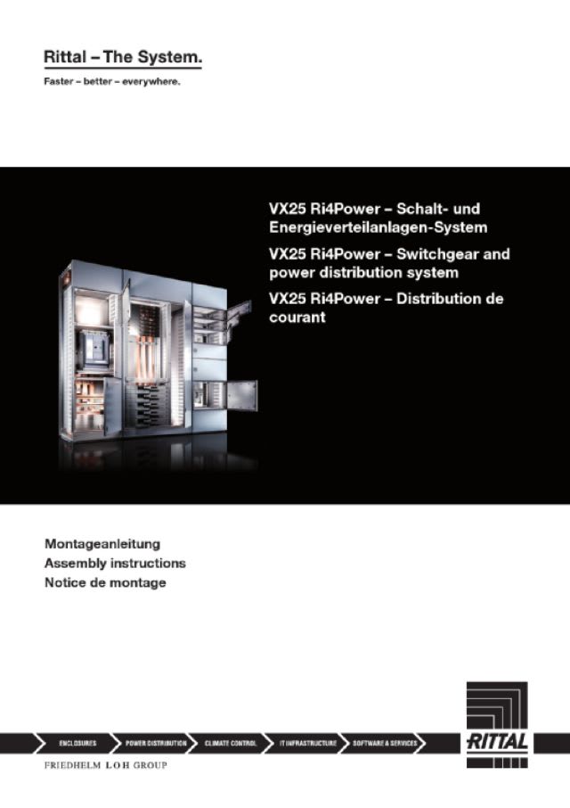 RITTAL - SV COPERTURA L 50 NH FUSE FORMA 2B