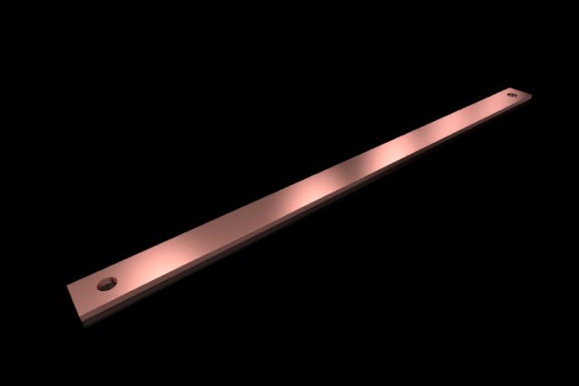 RITTAL - SV PE/PEN SBARRA E-CU 30X5MM, L 500