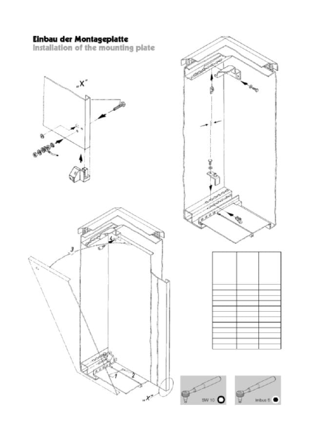 RITTAL - CS PIASTRA DI MONTAGGIO 800X1200 MMM 9765095
