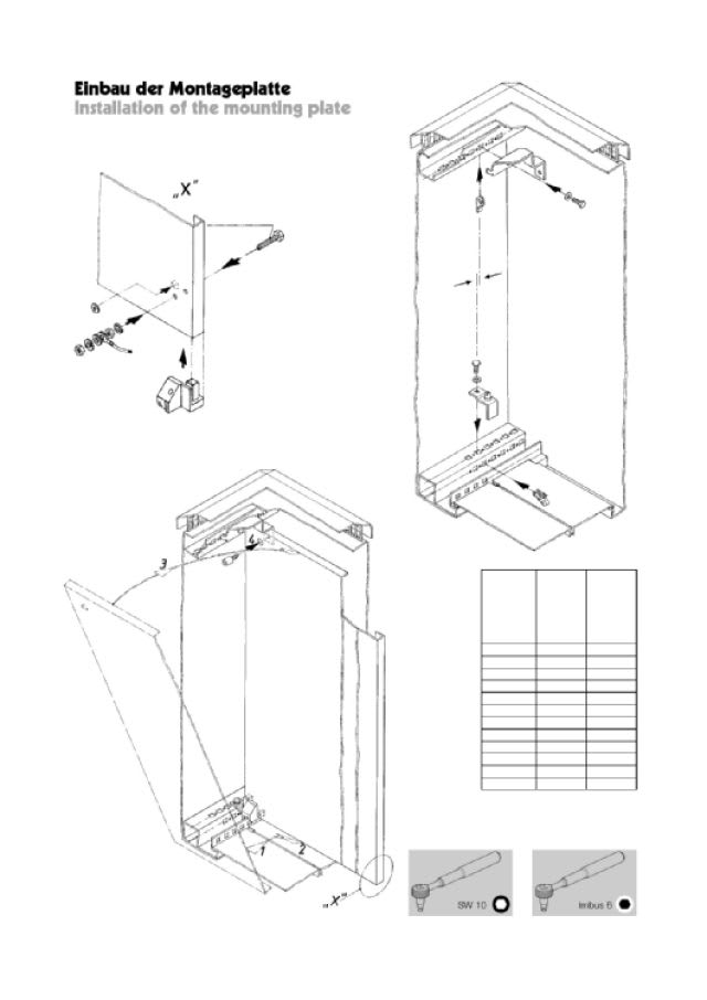 RITTAL - CS PIASTRA DI MONTAGGIO 800X1200 MMM 9765095