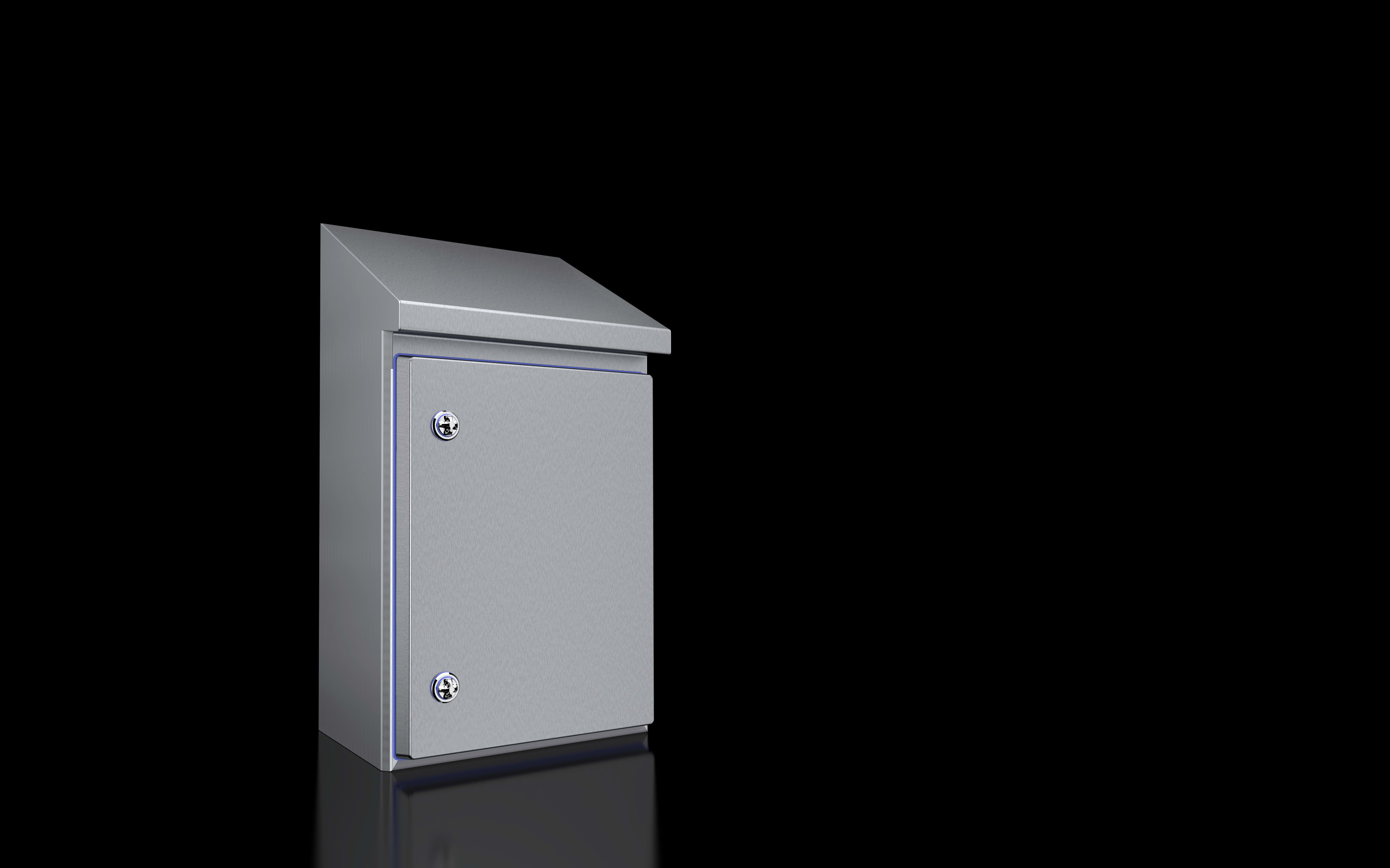 RITTAL - Compact enclosure HD 1.4301, WxHxD 310x430x210 mm height rear 549 mm
