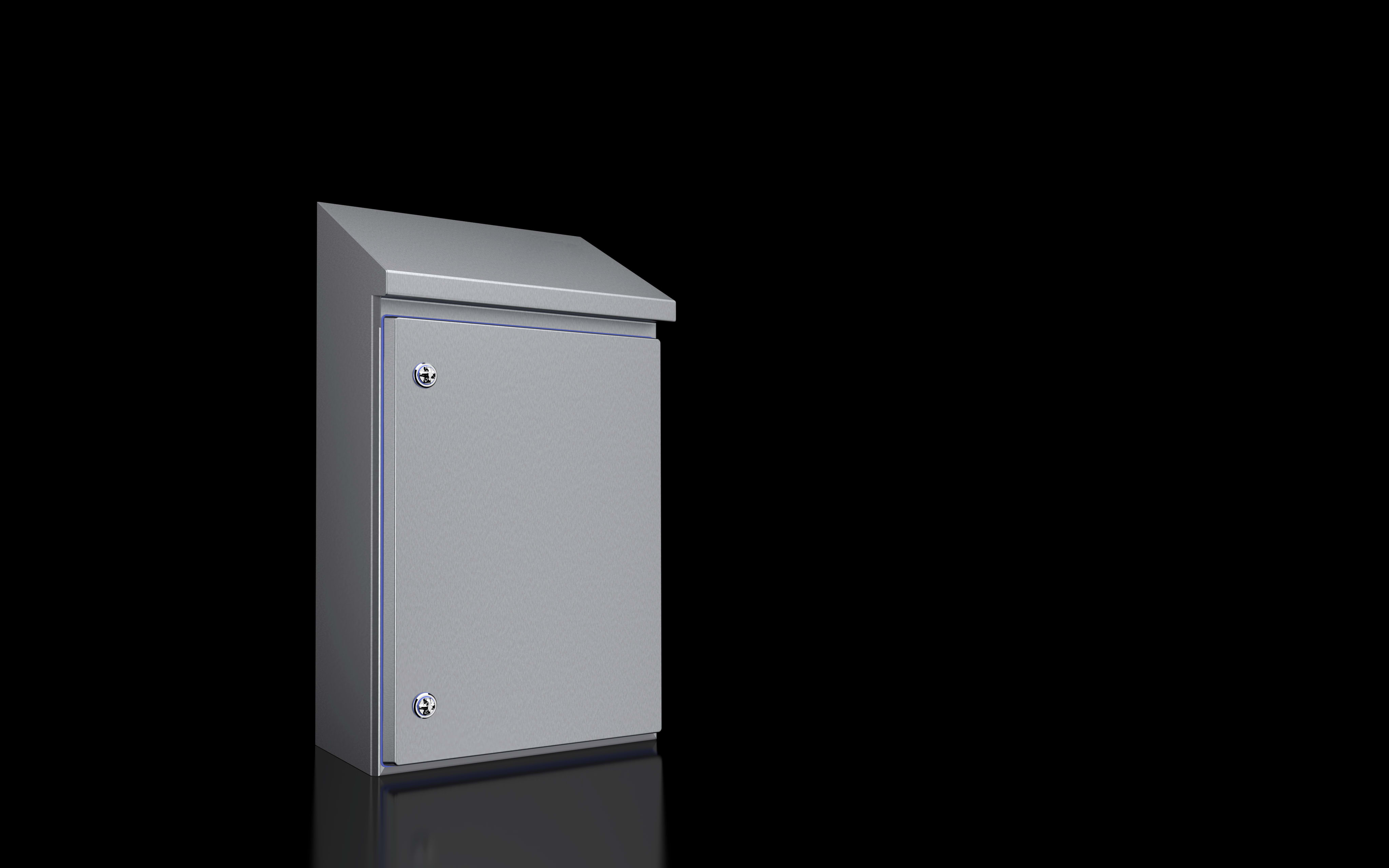 RITTAL - Compact enclosure HD 1.4301, WxHxD 390x550x210 mm height rear 669 mm
