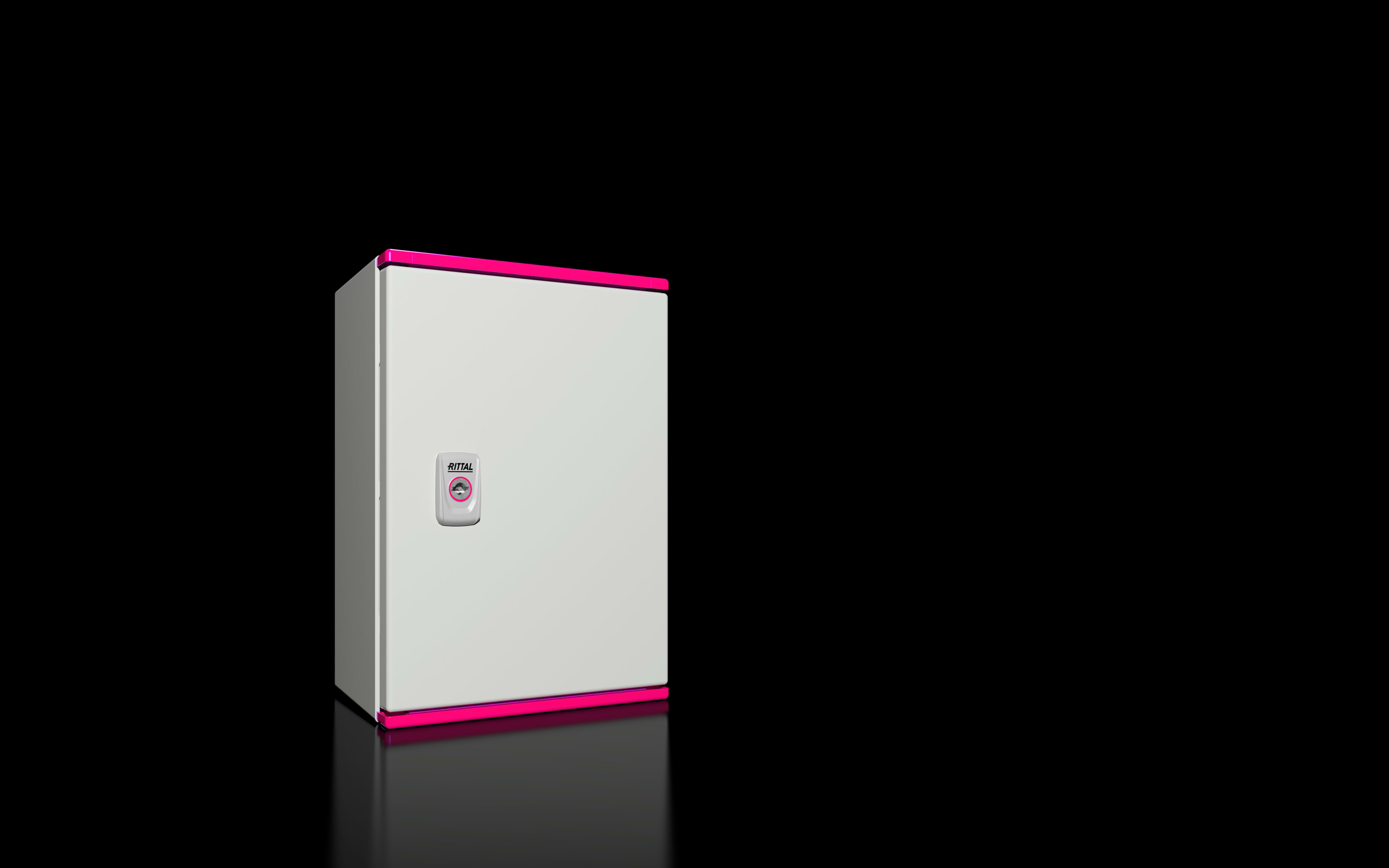 RITTAL - Armadio compatto AX Plastic, LxAxP: 250x350x150 mm senza vetro d'ispezione 1432000