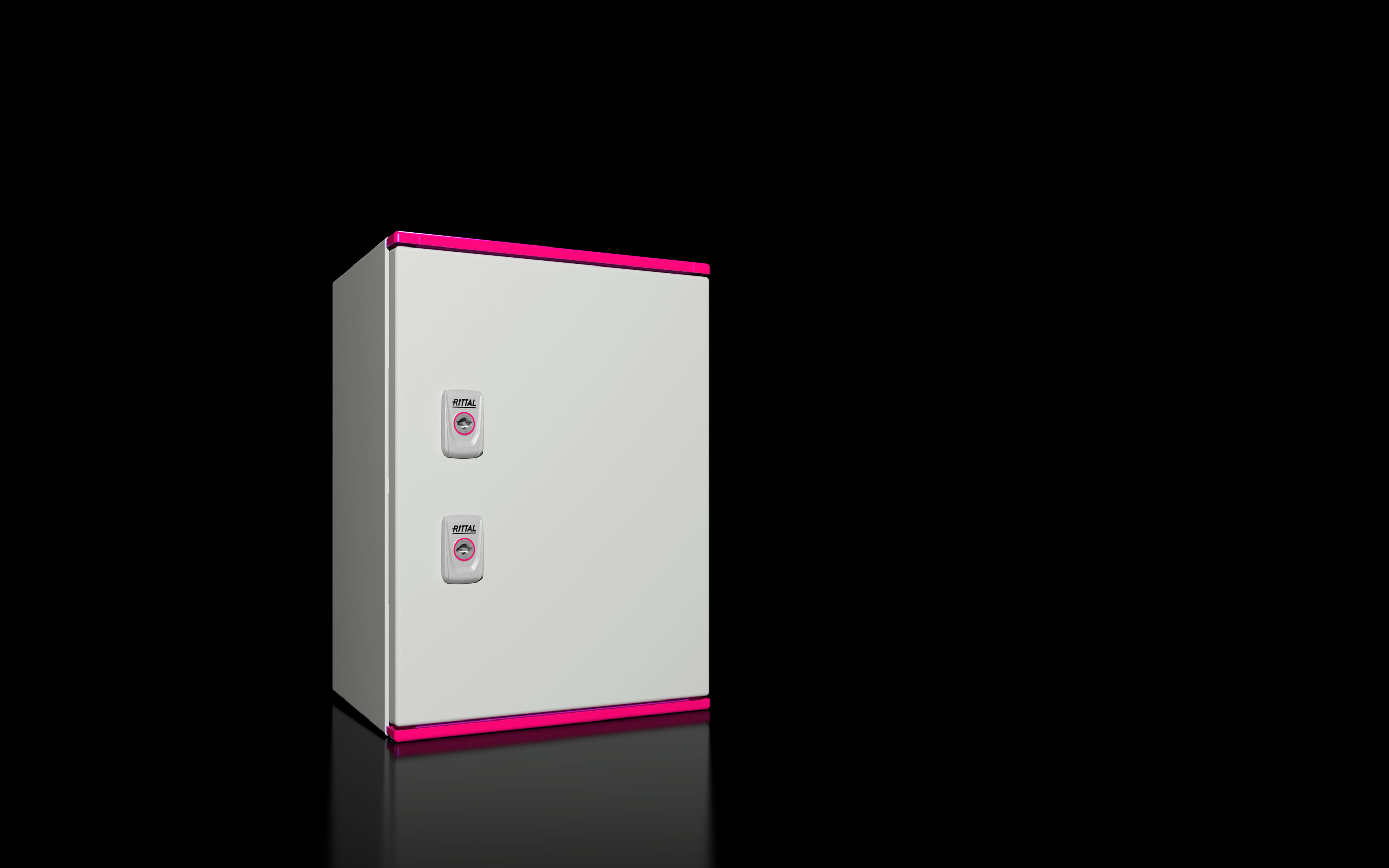 RITTAL - Armadio compatto AX Plastic, LxAxP: 300x400x200 mm senza vetro d'ispezione