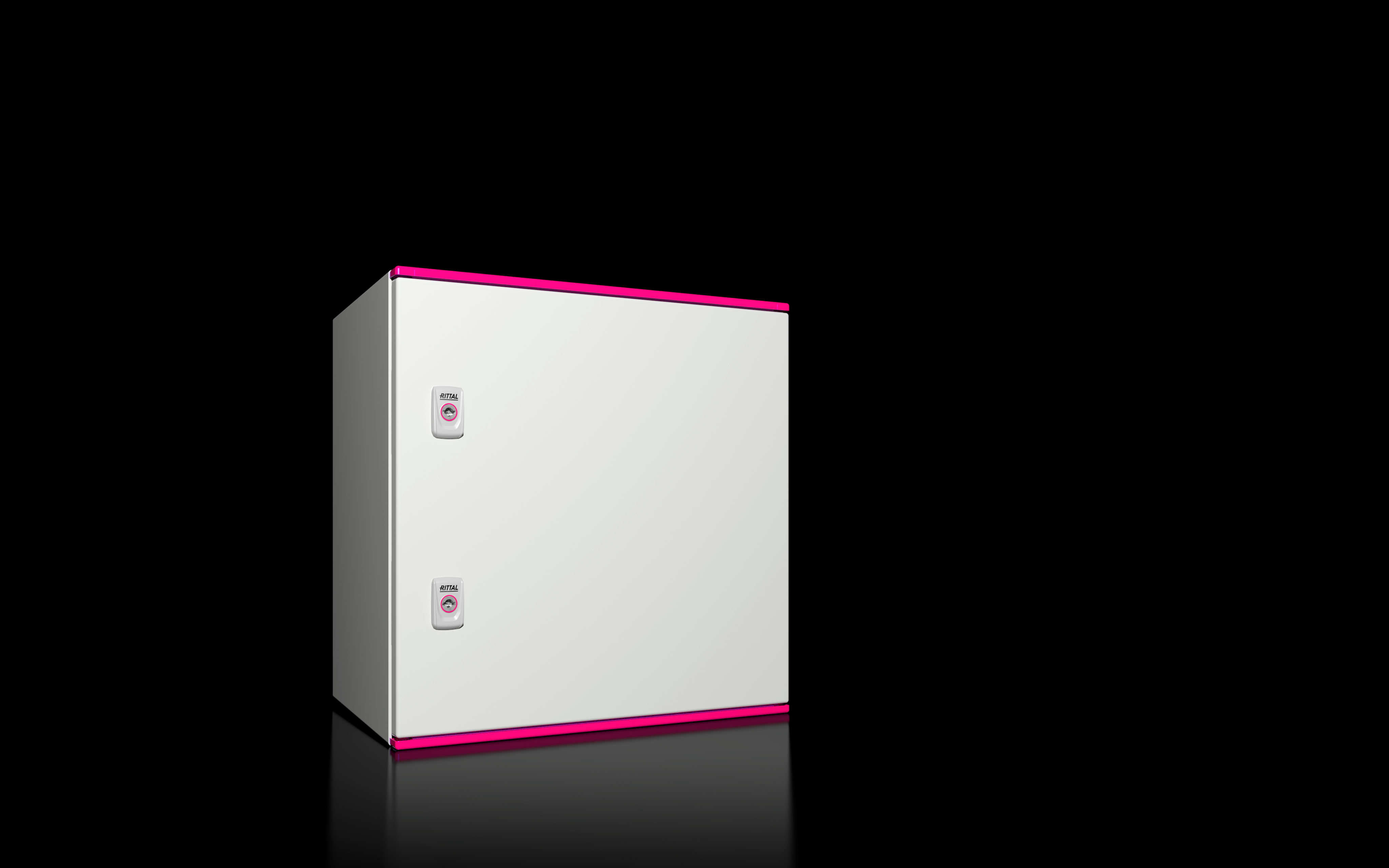 RITTAL - Armadio compatto AX Plastic, LxAxP: 500x500x300 mm, senza vetro d'ispezione