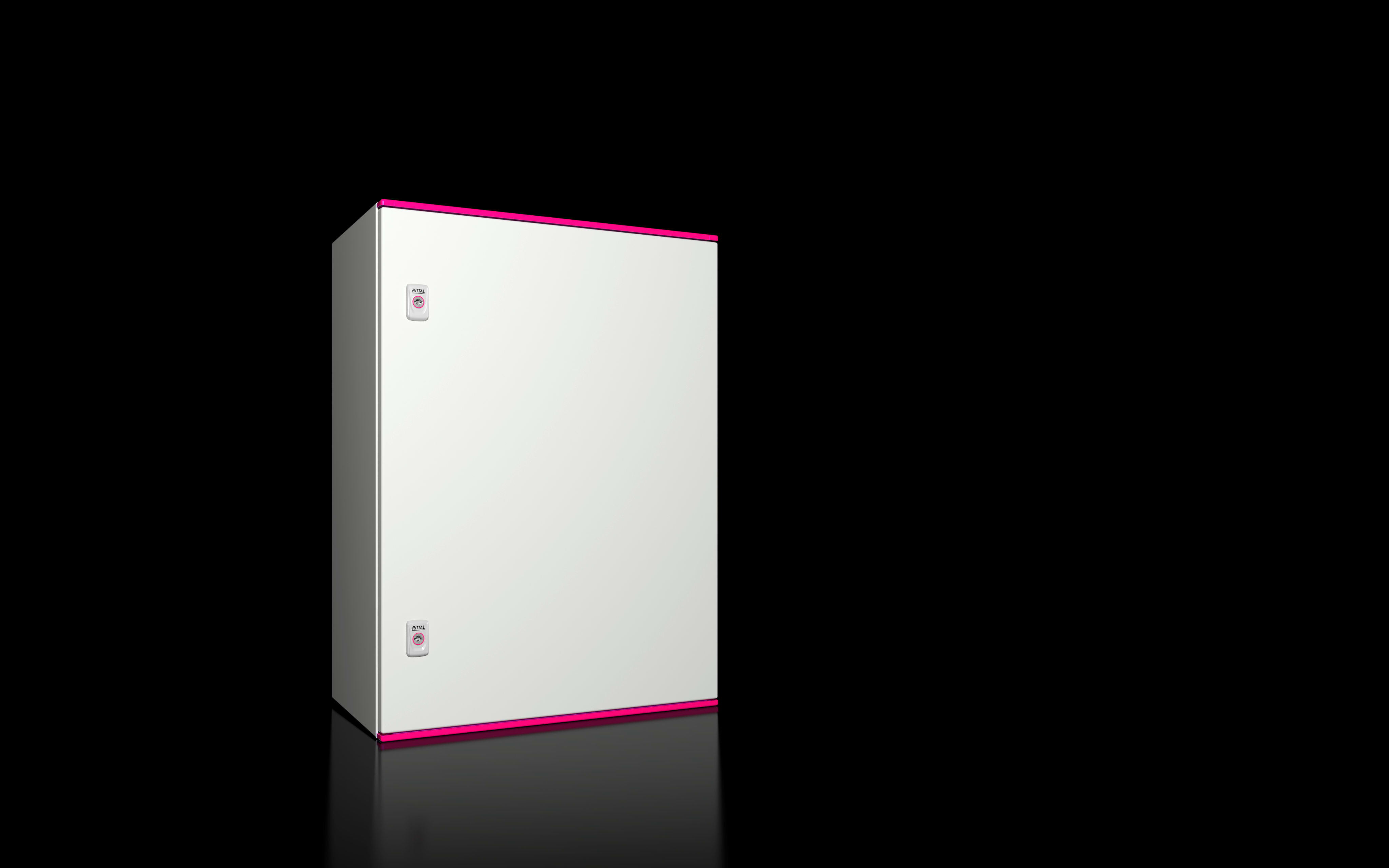 RITTAL - Armadio compatto AX Plastic, LxAxP: 600x800x300 mm senza vetro d'ispezione