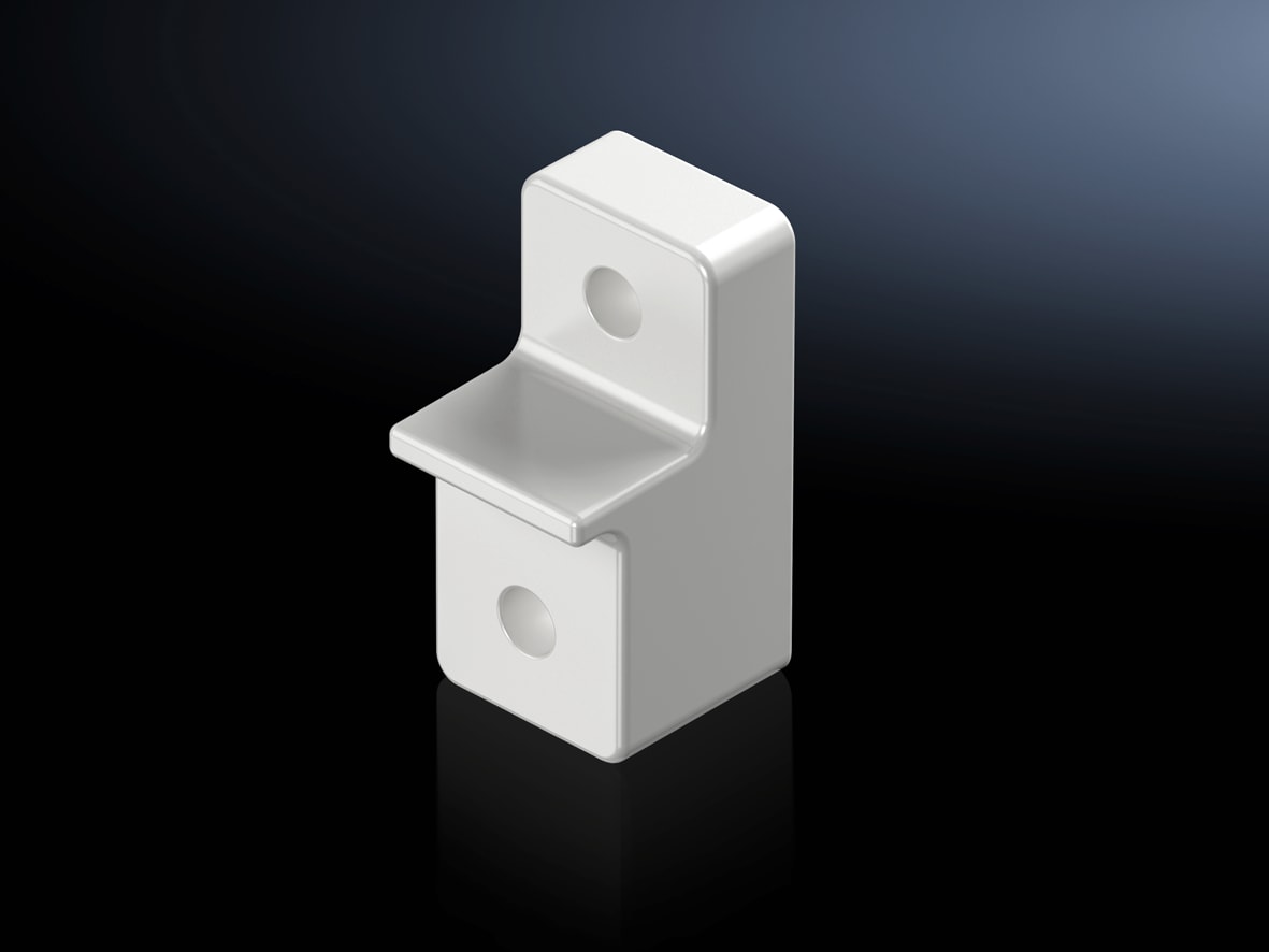 RITTAL - AX Supporto di fissaggio a parete in plastica, per AX Plastic, RAL 7035