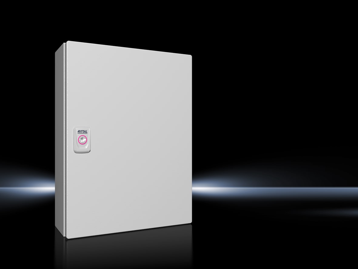 RITTAL - KX E-Box 300X400X120 con Piastra di Montaggio, Ral 7035 1556000