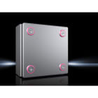 RITTAL - KX contenitore di derivazione, acciaio inox 1.4301 (304), senza piastra di montaggio, LxAxP: 150X150X80 mm