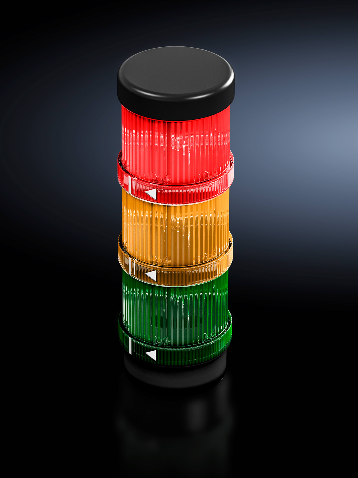 RITTAL - SG Colonnina Luminosa 3 Lampade LED X Muro