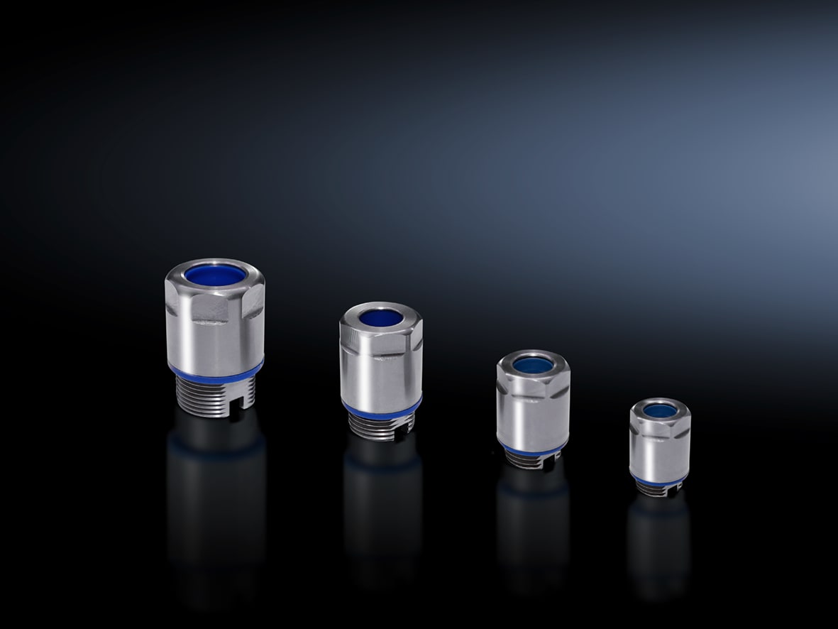 RITTAL - HD PressaCavi 16X1,5 Completo di controdado per Cavo ? 5-10 mm