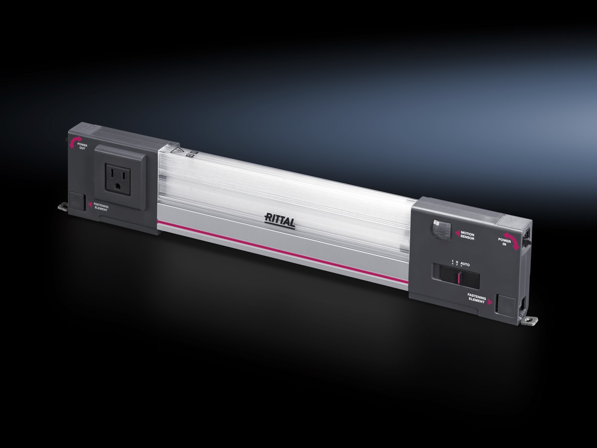 RITTAL - Lampada a LED 1200, 100-125 V, L: 437 mm con presa, US 2500314