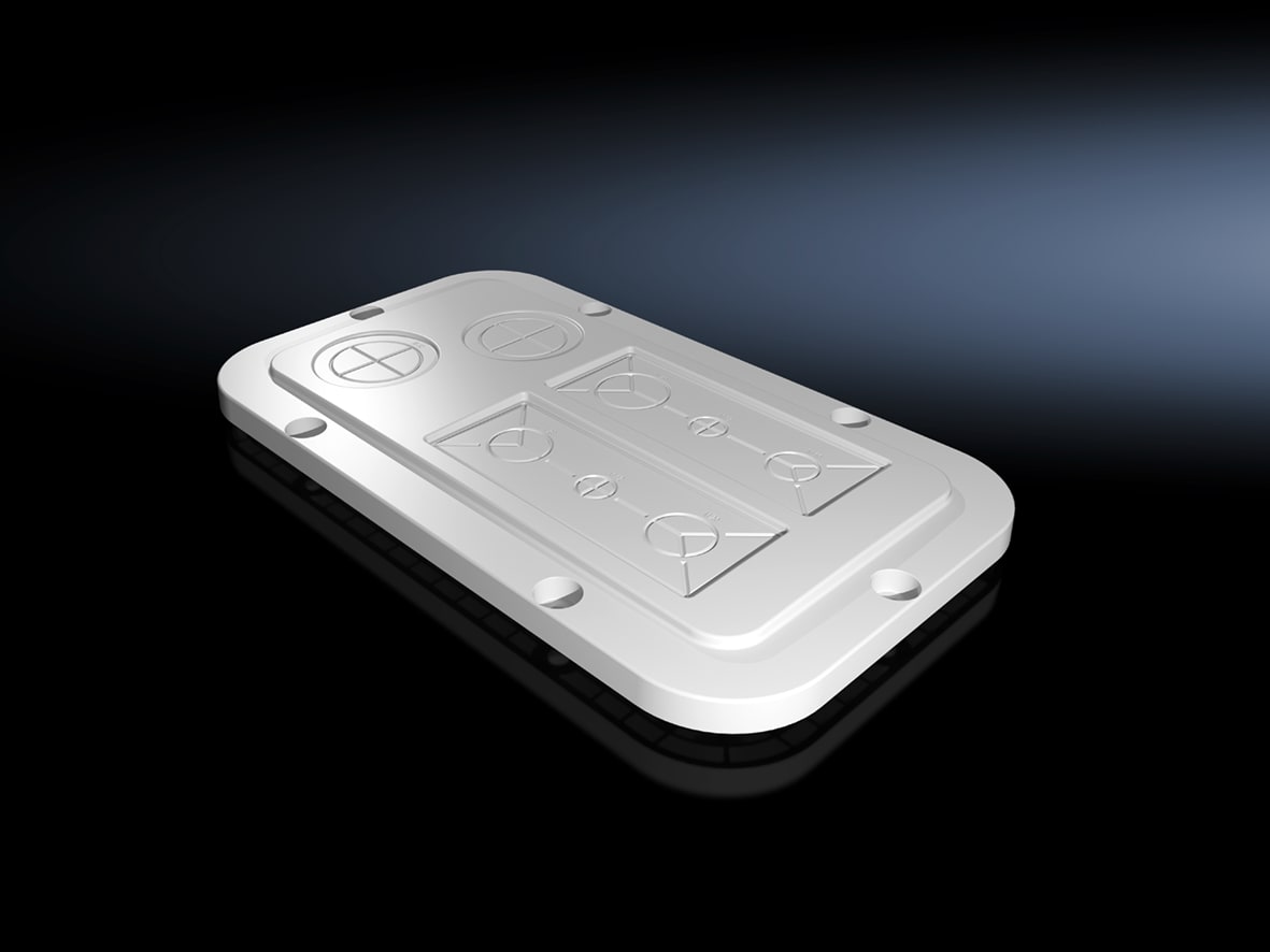 RITTAL - SZ Flange In Plastica, per AX, per Ingresso connettori, Modulare 2561200