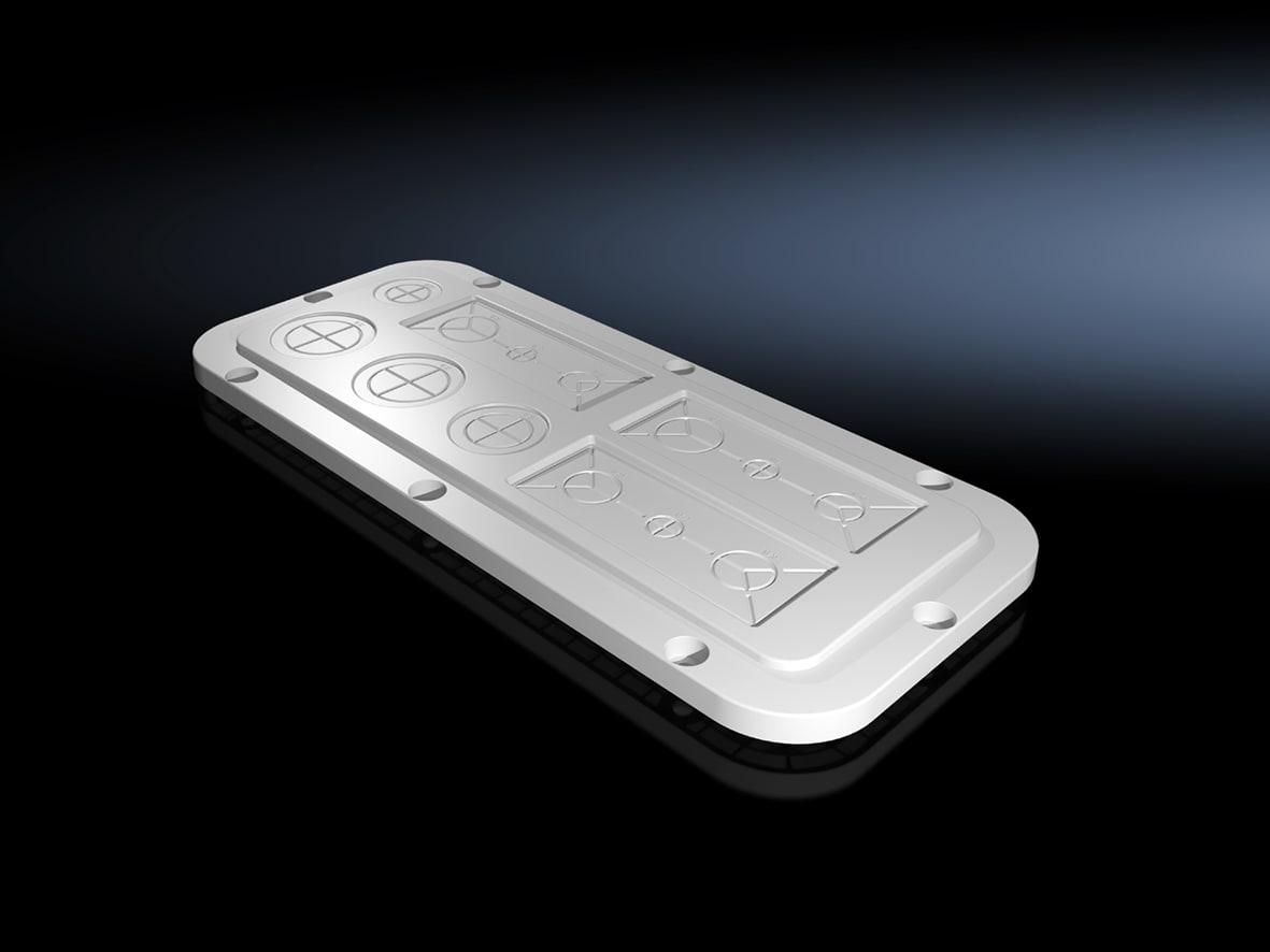 RITTAL - SZ Flange In Plastica, per AX, per Ingresso connettori, Modulare